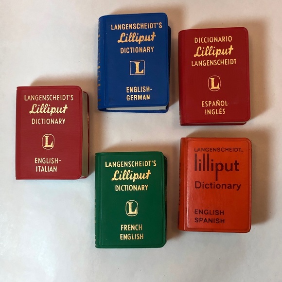 5 Lilliput Dictionaries - Langenscheidt's - Picture 4 of 4